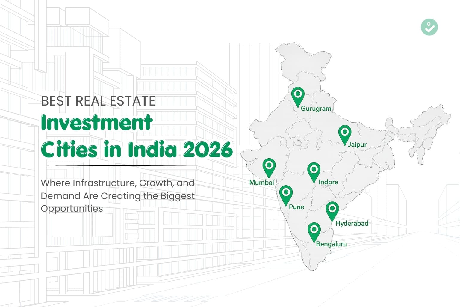Best Real Estate Investment Cities in India for 2026