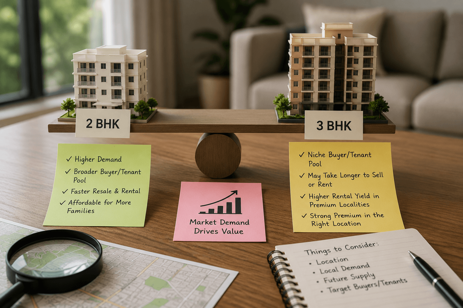 2 BHK vs 3 BHK: The Decision Framework Indian Families Keep Getting Wrong